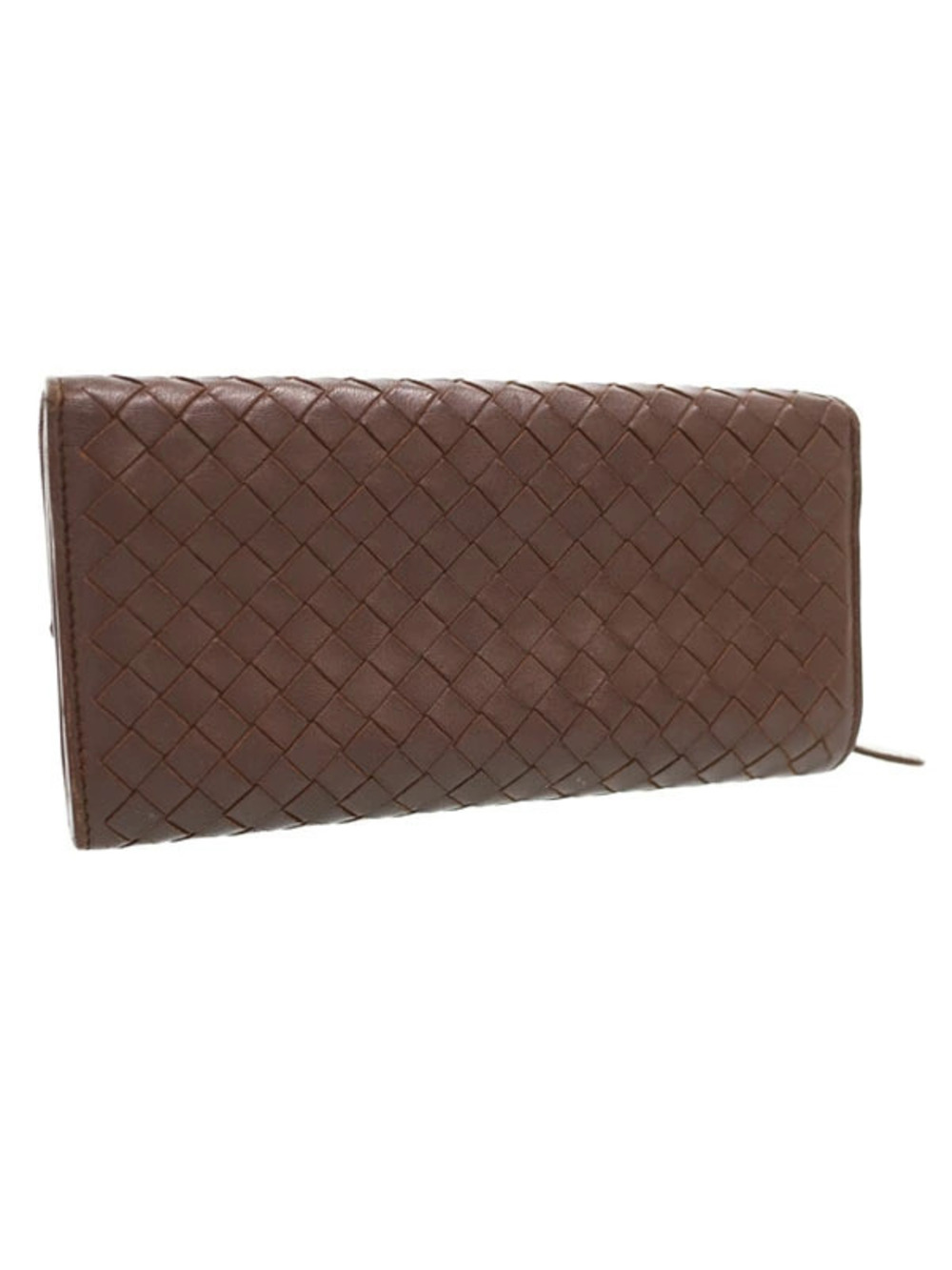Bottega Veneta Bi Wallet Intrecciato fold Long Continental Black